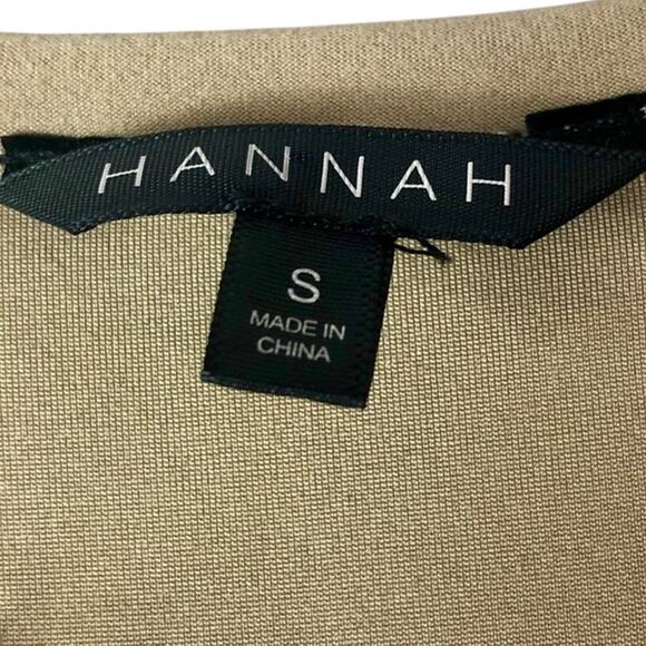 Anthro Tan Suede Laser Cut Out Casual Boho Hippie Minimalist Blouse Small - Picture 5 of 7